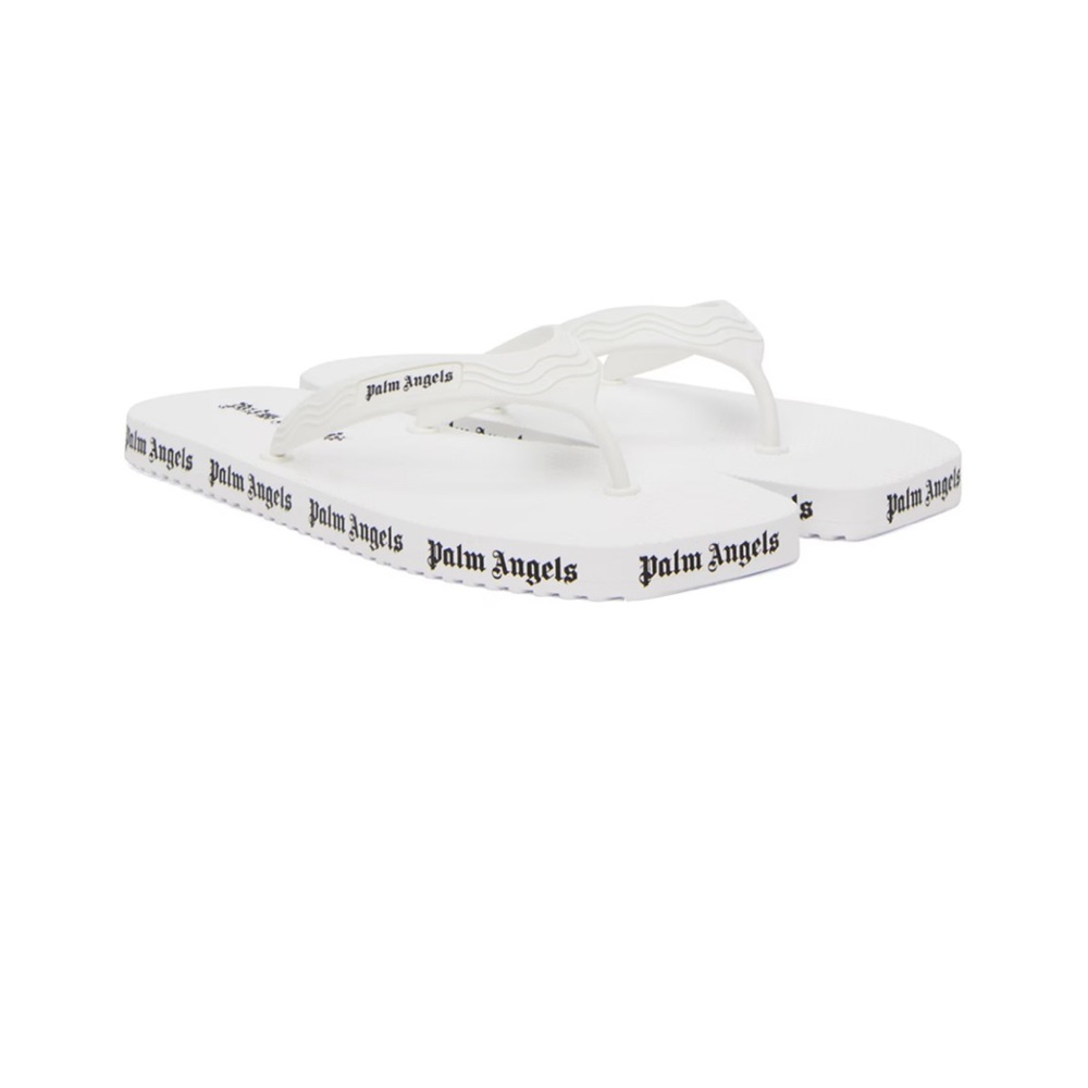 Palm angel logo white sandal flip flop size40